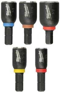 Nut Driver Set, 5-Piece, Insert Magnetic, Steel