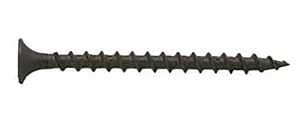 Screw, #7 Thread, 2 in L, Coarse Thread, Bugle Head, Phillips Drive, Sharp Point, Phosphate, 166/BX