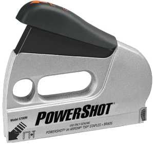 PowerShot Series 5700 Staple Gun and Nailer, T50 Staple, 1/4 to 9/16 in L Leg, Aluminum Staple