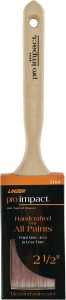 Paint Brush, 2-1/2 in W, 2-3/4 in L Bristle, Polyester Bristle, Sash Handle