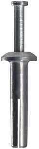 Drive Nail-In Anchor, 1/4 in Dia, 2 in L, Die-Cast Zinc