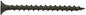 Screw, #10 Thread, 4 in L, Coarse Thread, Bugle Head, Phillips Drive, Sharp Point, Phosphate, 51/BX