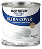 Enamel Paint, Water, Gloss, White, 0.5 pt, Can, 120 sq-ft Coverage Area