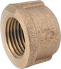 Pipe Cap, 1 in, IPT, Brass, Red, 200 psi Pressure