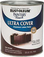 Enamel Paint, Water, Gloss, Kona Brown, 1 qt, Can, 120 sq-ft Coverage Area