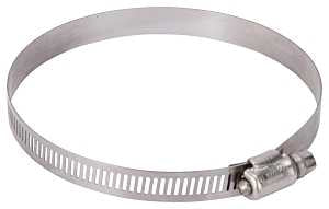 Interlocked Hose Clamp, Stainless Steel, Stainless Steel